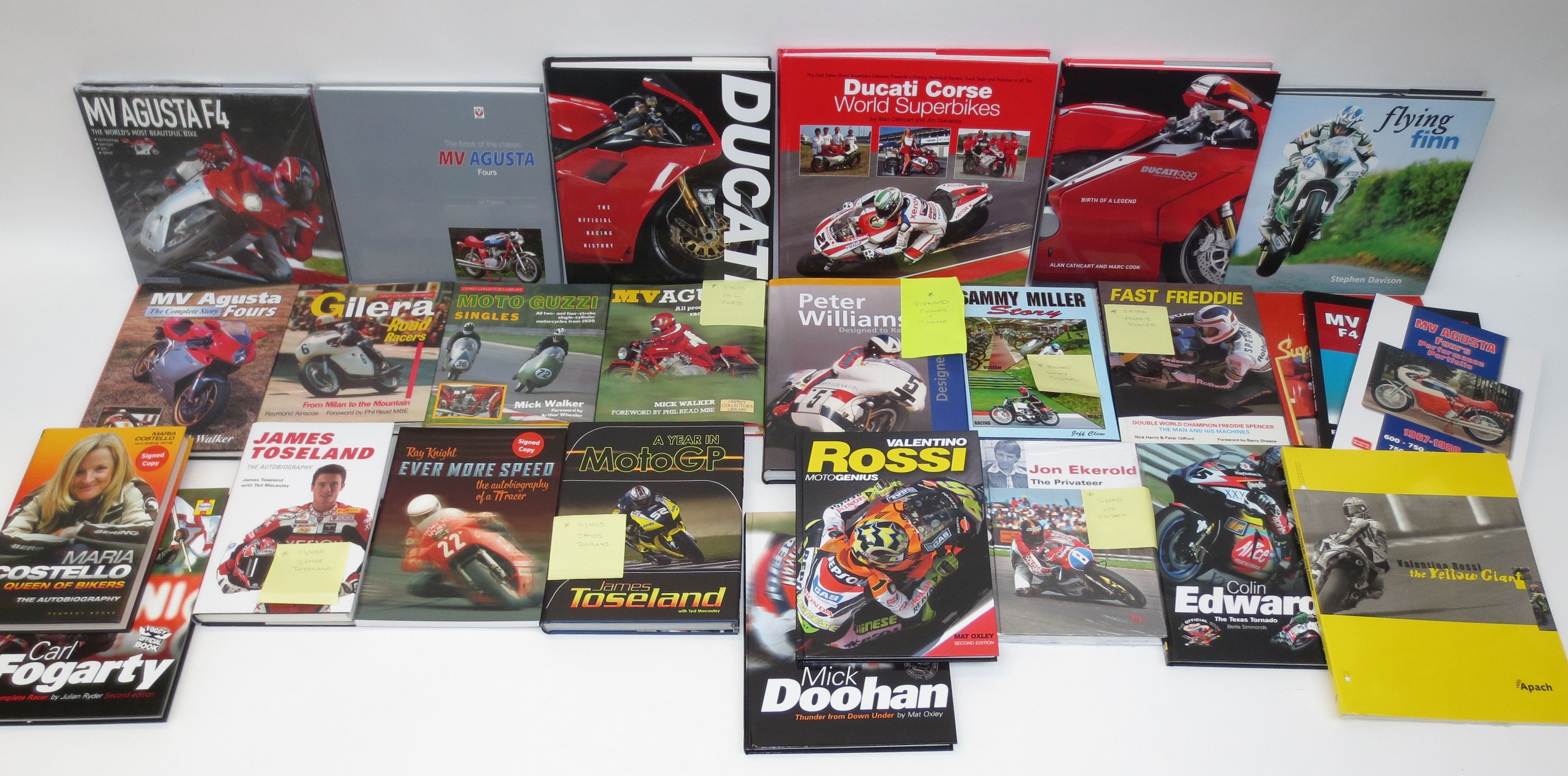 Bonhams Cars : Books relating to racing motorcycles and riders ...