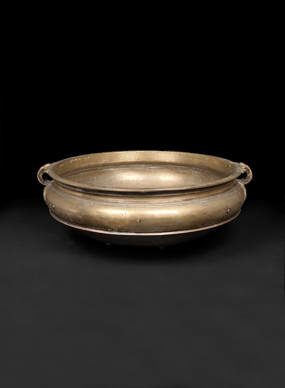 Bonhams A large bronze cooking Vessel (uruli) Kerala, South India