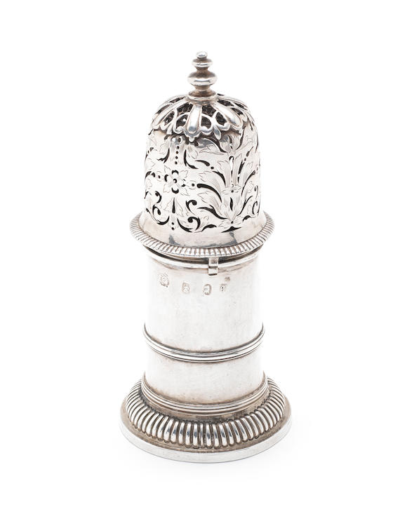 Bonhams : A William Iii Silver 'lighthouse' Caster Probably By Joseph 