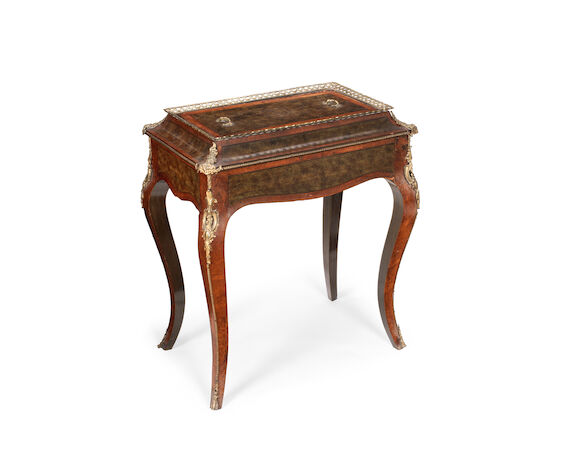 Bonhams : A French late 19th century gilt metal mounted walnut and ...