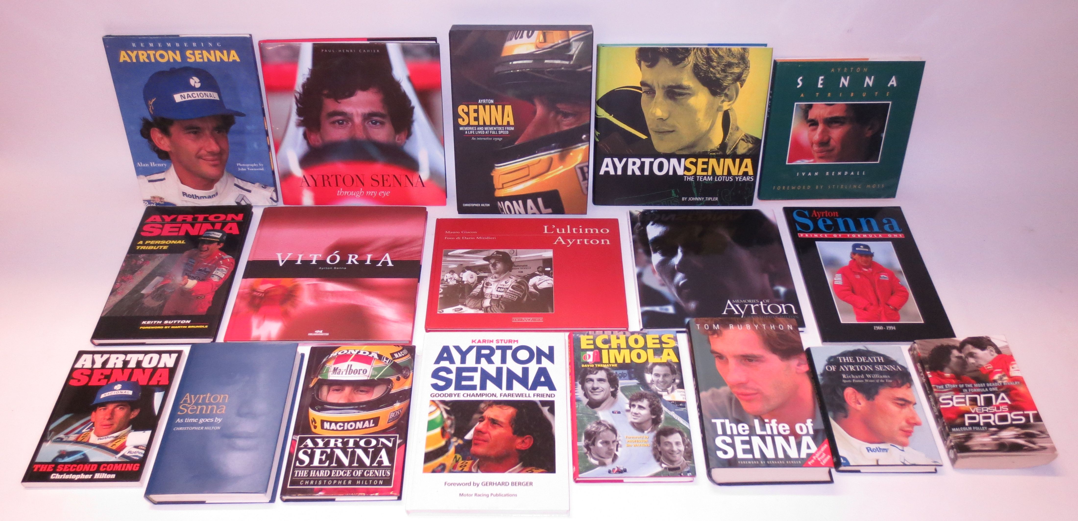 Bonhams Cars : Books relating to Ayrton Senna, ((18))
