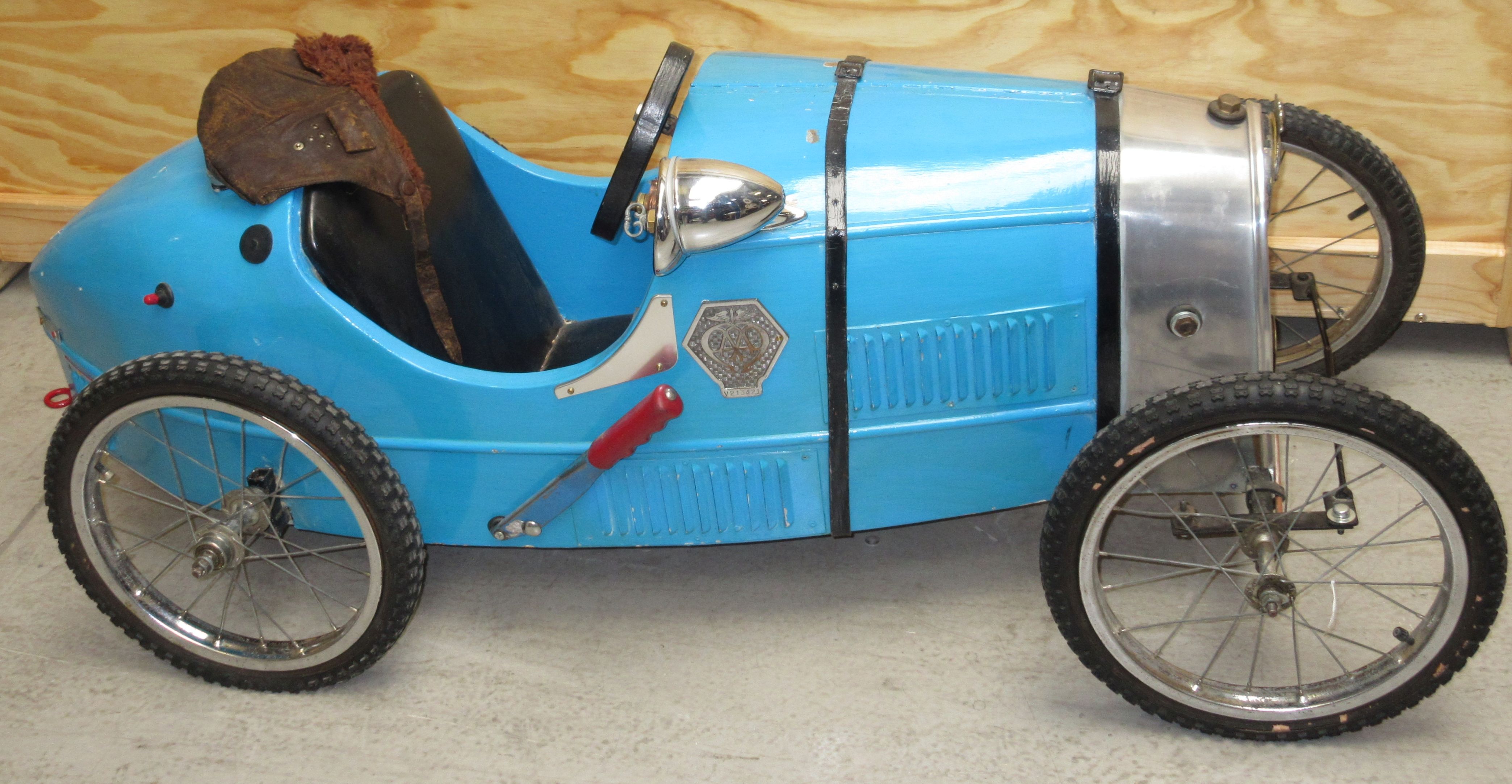 Bonhams Cars : A 'soap-box' racer in the form of a Bugatti, ((Qty))