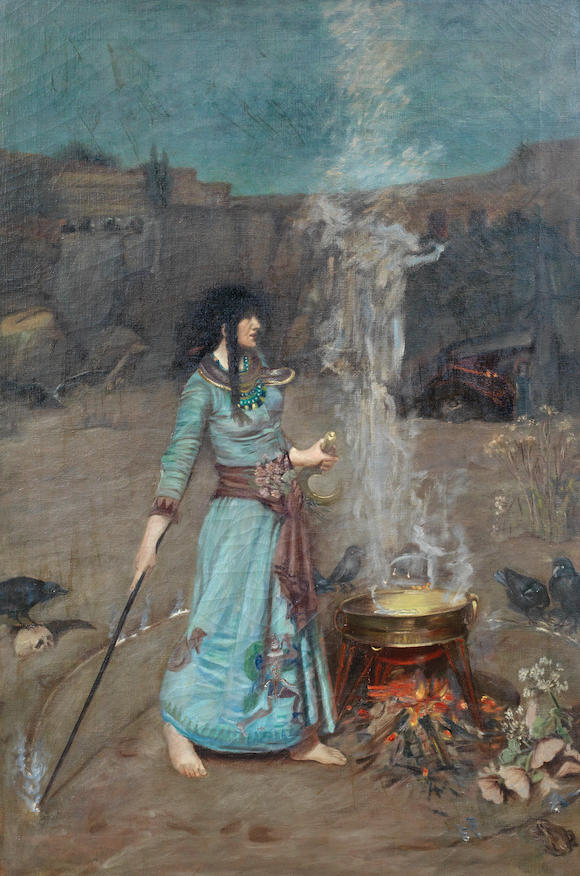 Bonhams : After John William Waterhouse, RA, RI The Sorceress