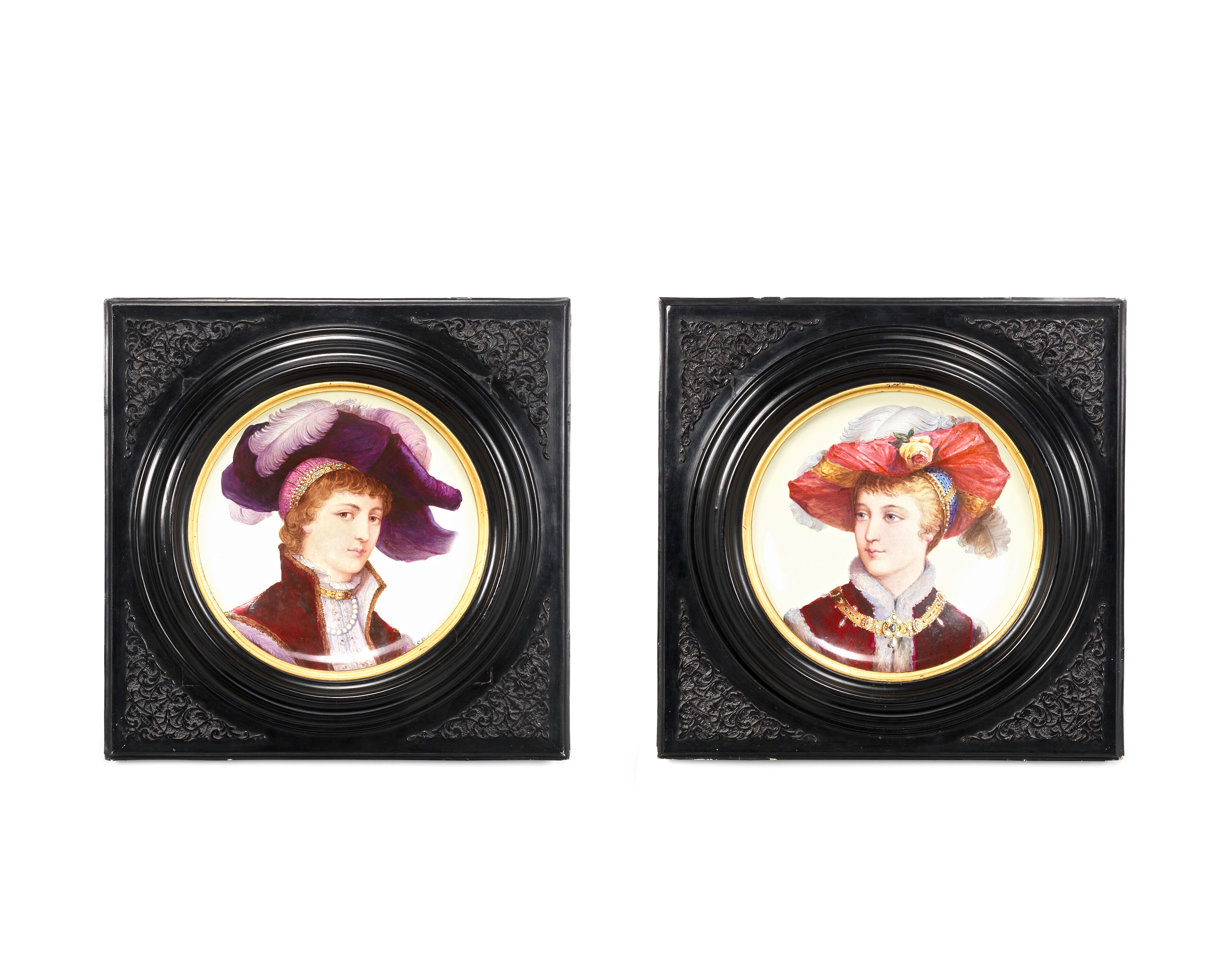 Bonhams : A pair of French late 19th century Renaissance style framed ...