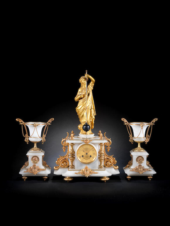 Bonhams A good late 19th century French conical pendulum clock