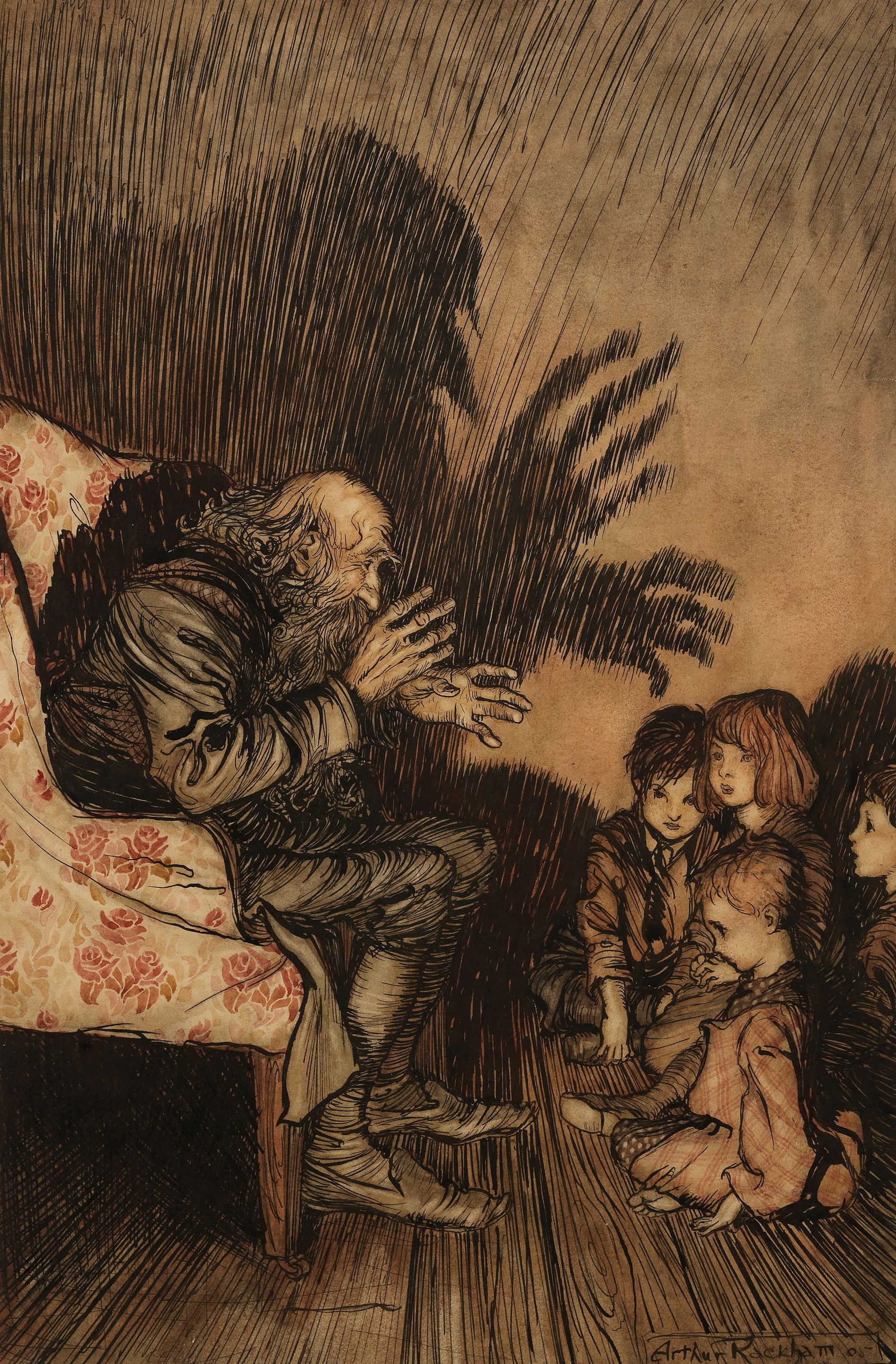 Bonhams : Arthur Rackham (British, 1867-1939) Rip van Winkle The story ...