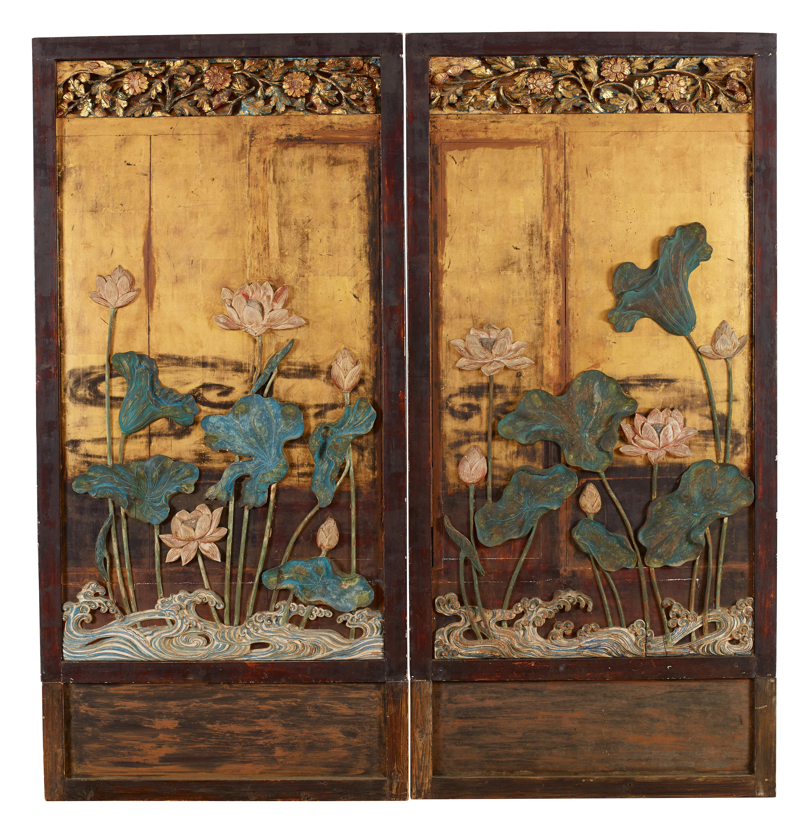 Bonhams : Two 19th Century Japanese panels