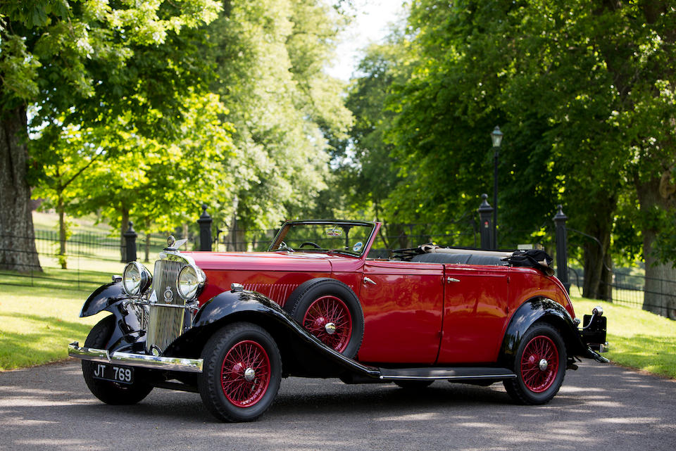 Bonhams : 1934 Sunbeam 25hp Tourer Chassis no. 81495 Engine no. 81335