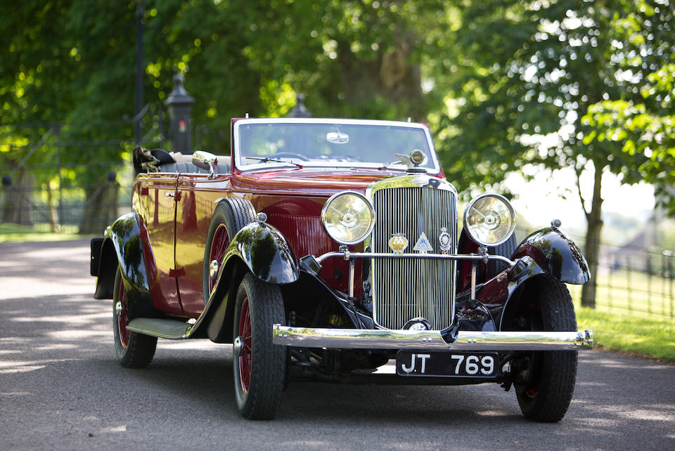 Bonhams : 1934 Sunbeam 25hp Tourer Chassis no. 81495 Engine no. 81335