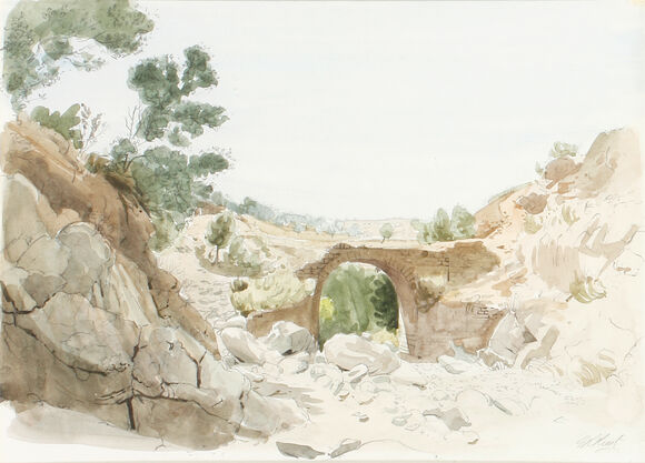Bonhams : Graham Rust, 20th Century Continental landscapeeach signed ...