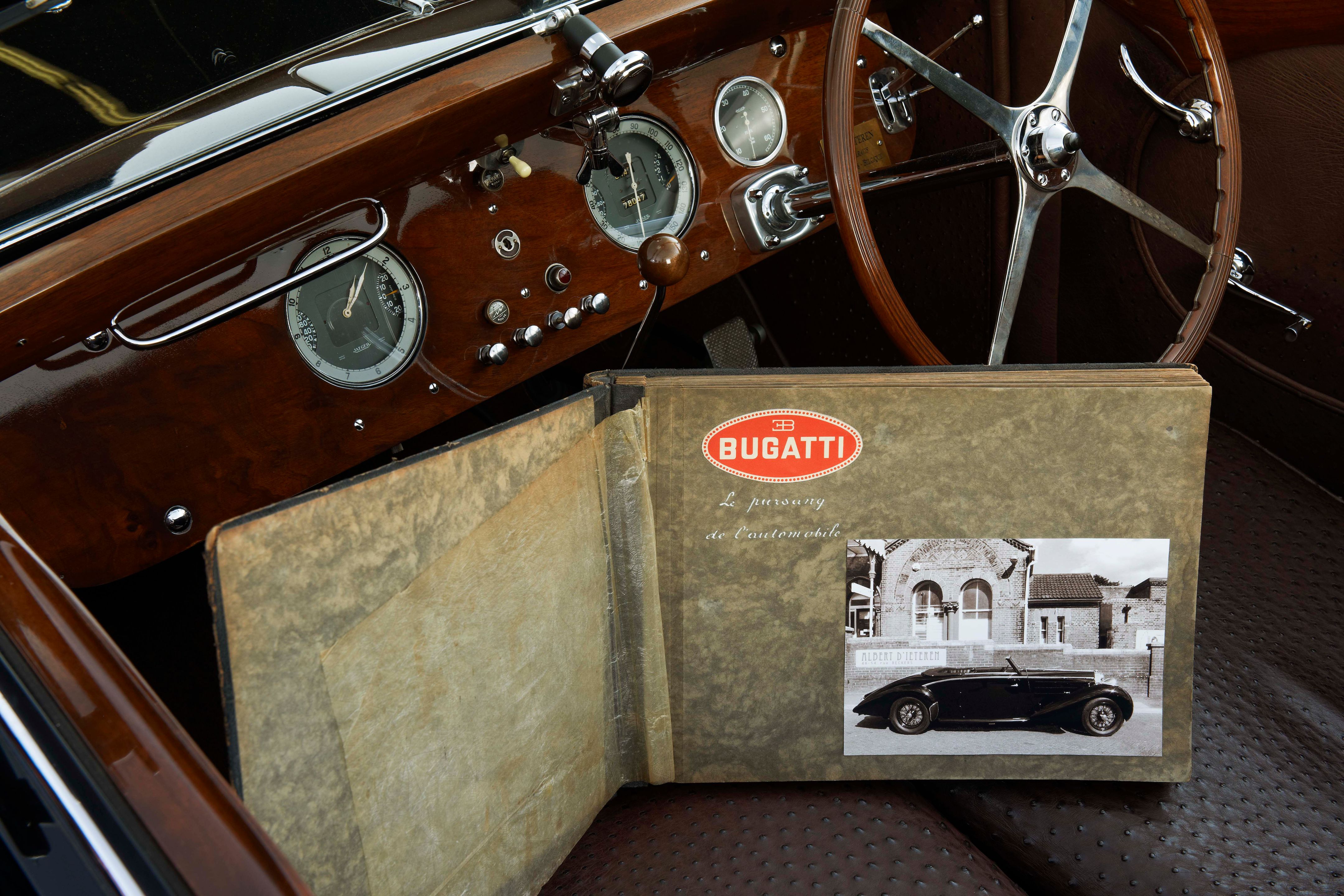 Bugatti 40 Cabriolet 1938 RD Marmande - Miniature Bois 1/43 - État Neuf