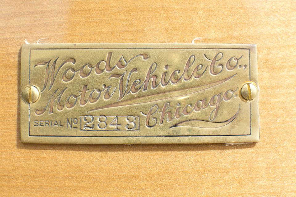 1905 WOODS ELECTRIC QUEENS VICTORIA BROUGHAM  Chassis no. 2843