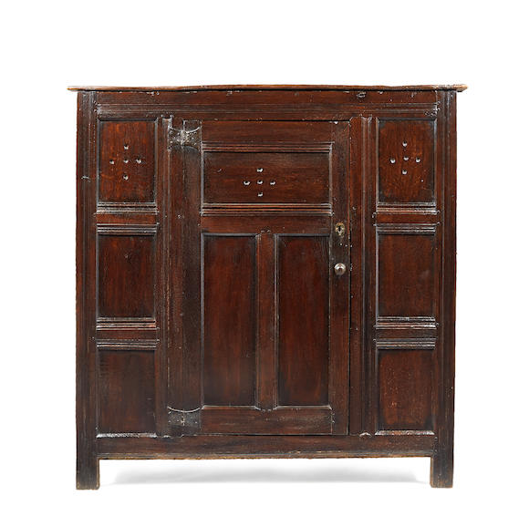 Bonhams A Mid 17th Century And Later Oak Joined Livery Cupboard English