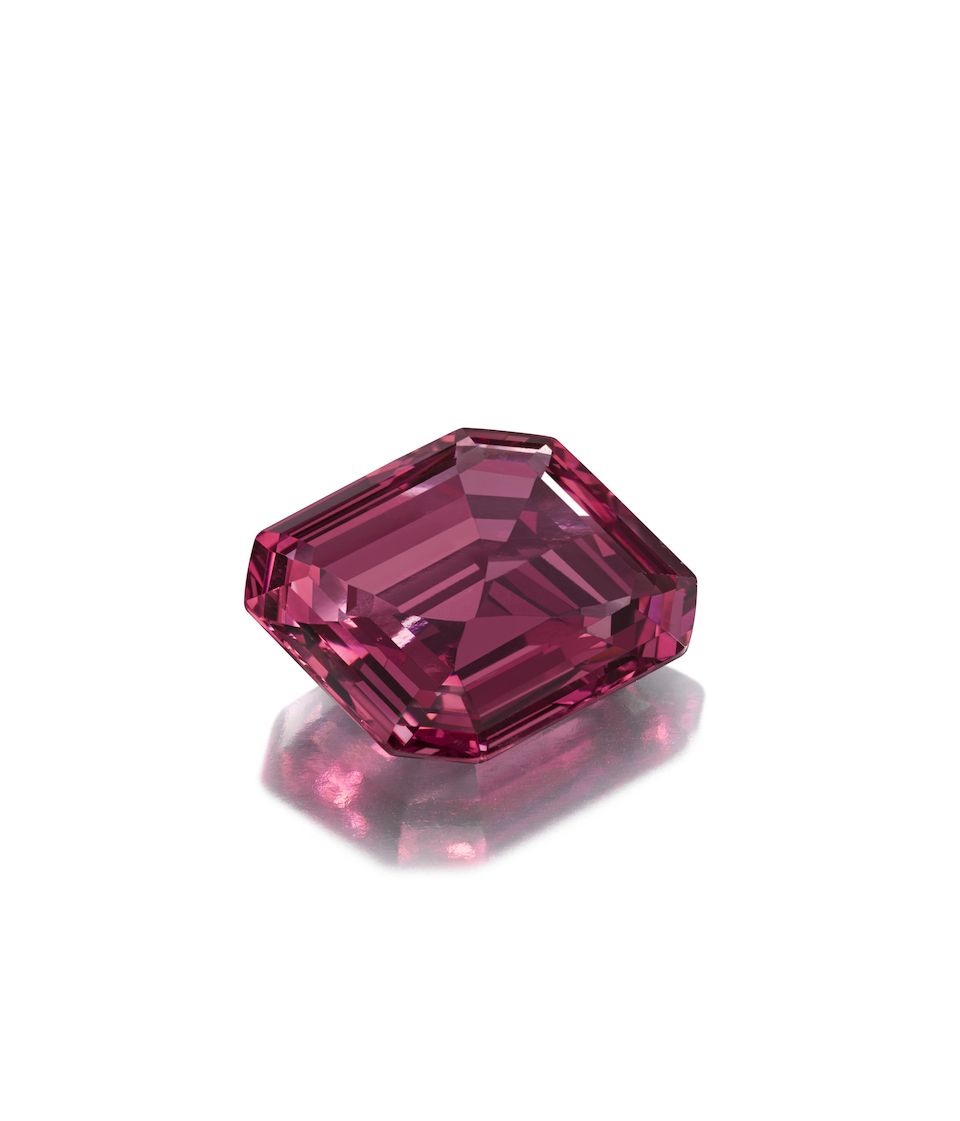 an exceptional 19th century spinel and diamond jewel