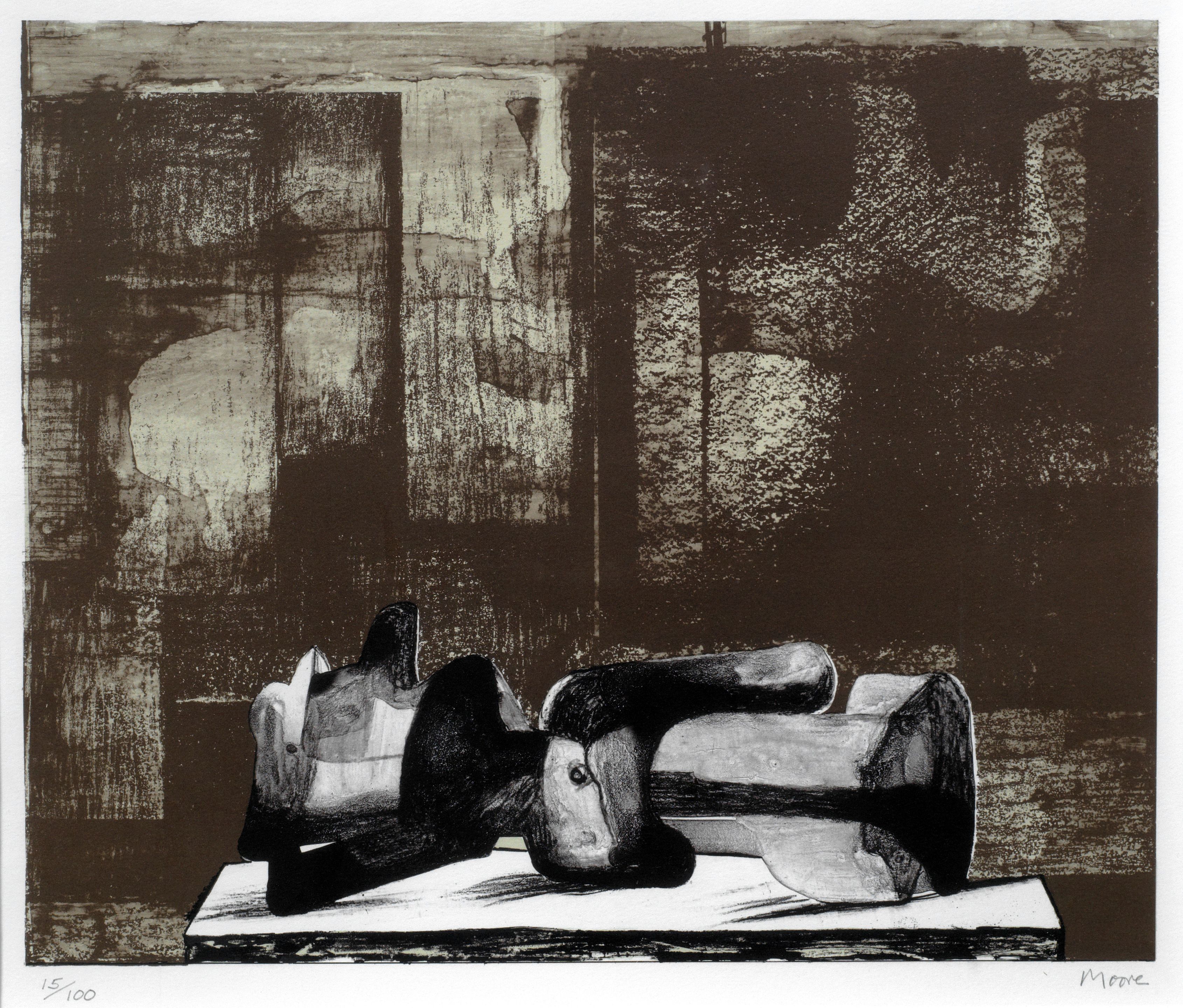 Reclining Figure Architectural Background IV