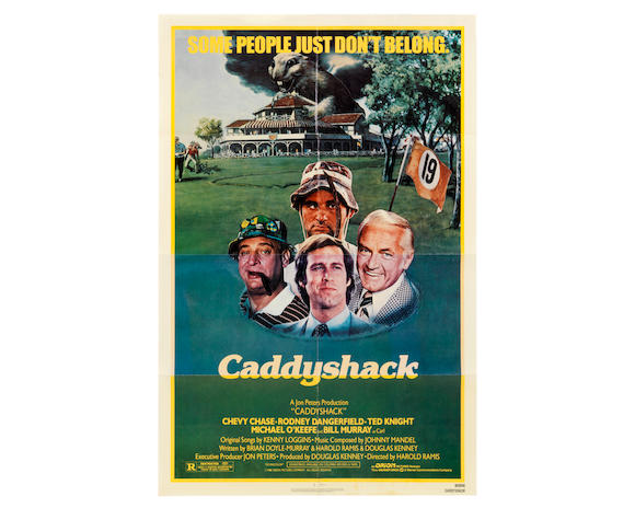 Bonhams : A 'Caddyshack' film poster,