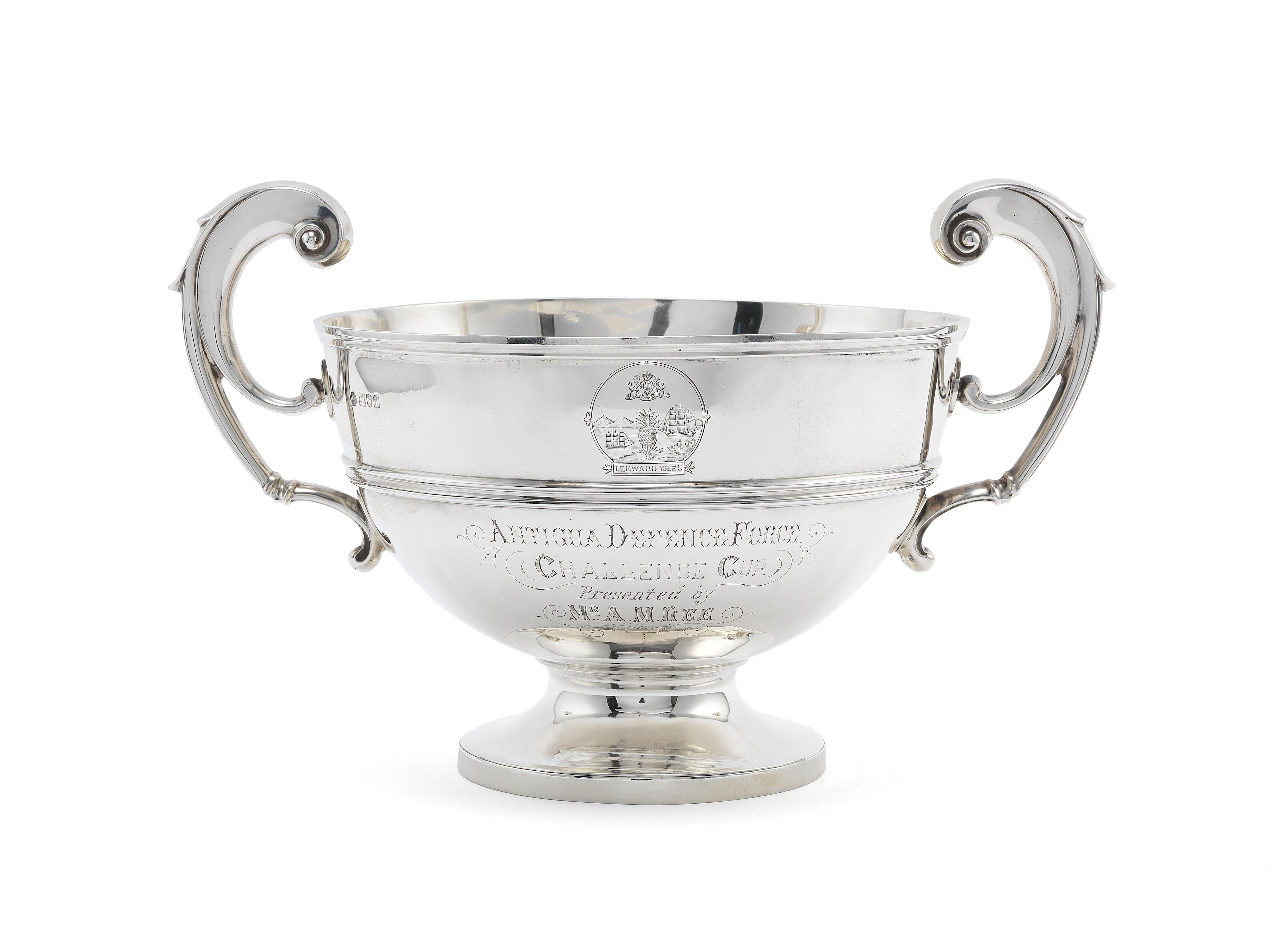 Bonhams : An Edwardian silver two-handle trophy bowl by William Hutton ...