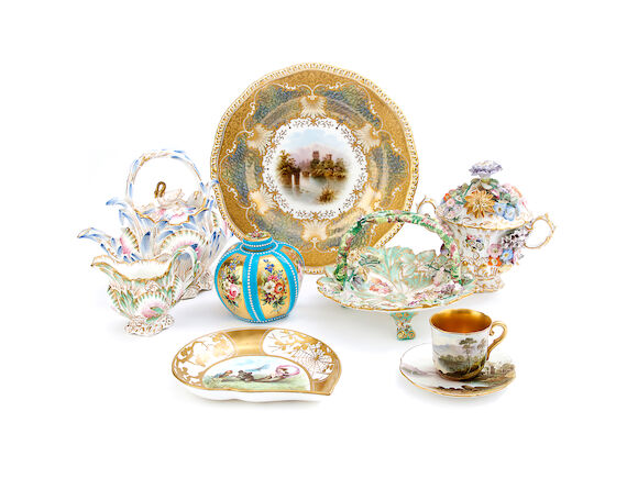 Bonhams : A group of English porcelain, early 19th century