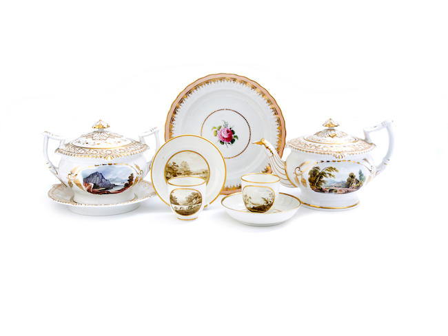 A group of Derby porcelain, late 18th century