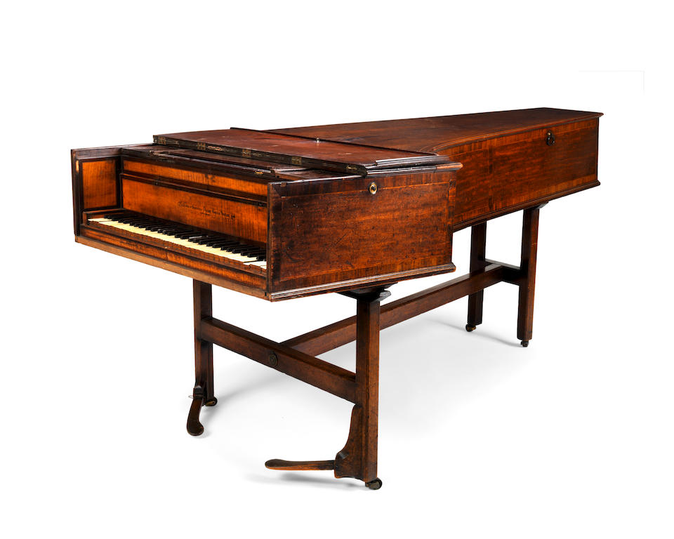 Bonhams : A George III mahogany cased Fortepiano By M & G Stodart ...