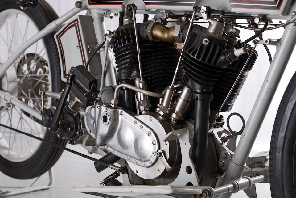 Bonhams c.1918 HarleyDavidson 'Board Track' Racing Motorcycle Engine no. 18T 9749