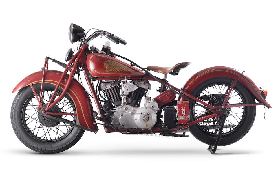 Bonhams : c.1939 Indian 74ci Chief Engine no. CDI 3104 (see text)