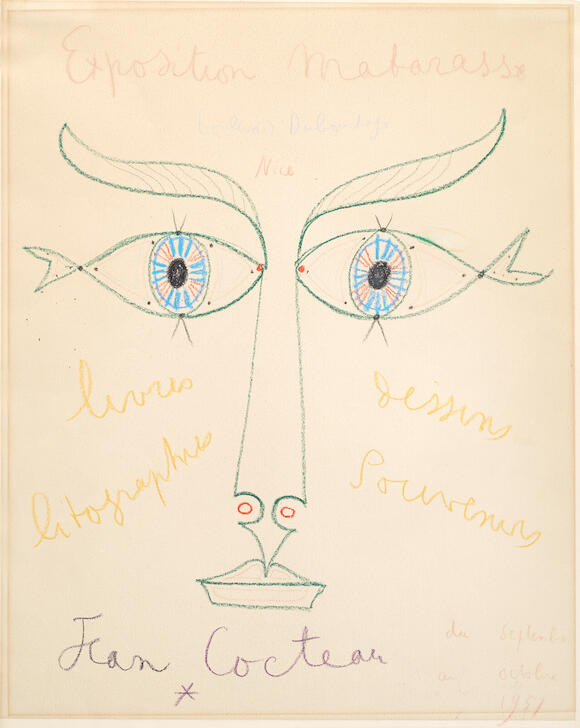 Bonhams : Jean Cocteau (1889-1963) Exposition Matarasso