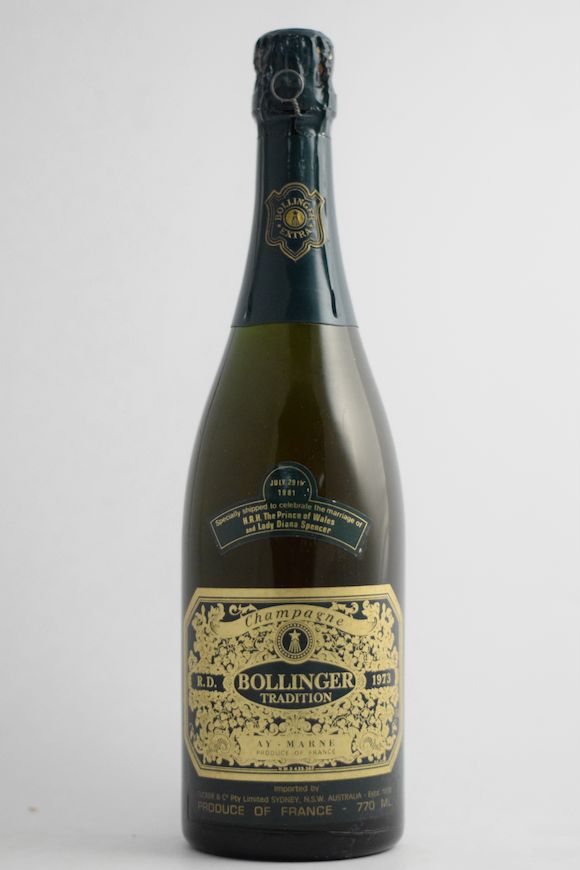 Bonhams : Bollinger RD 1973, Disgorged 16th June 1982 to commemorate ...