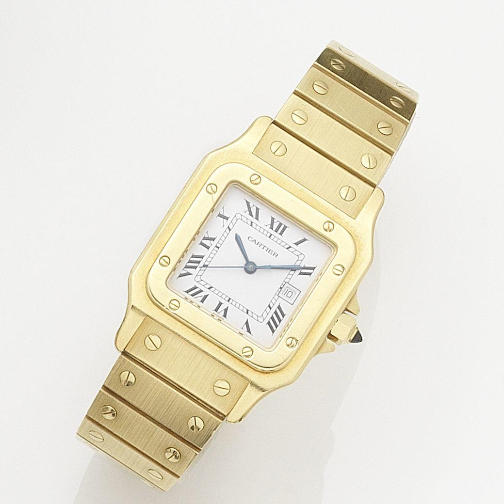 Bonhams : Cartier Tank Louis Cartier, A Yellow Gold Bracelet Watch, circa  2000