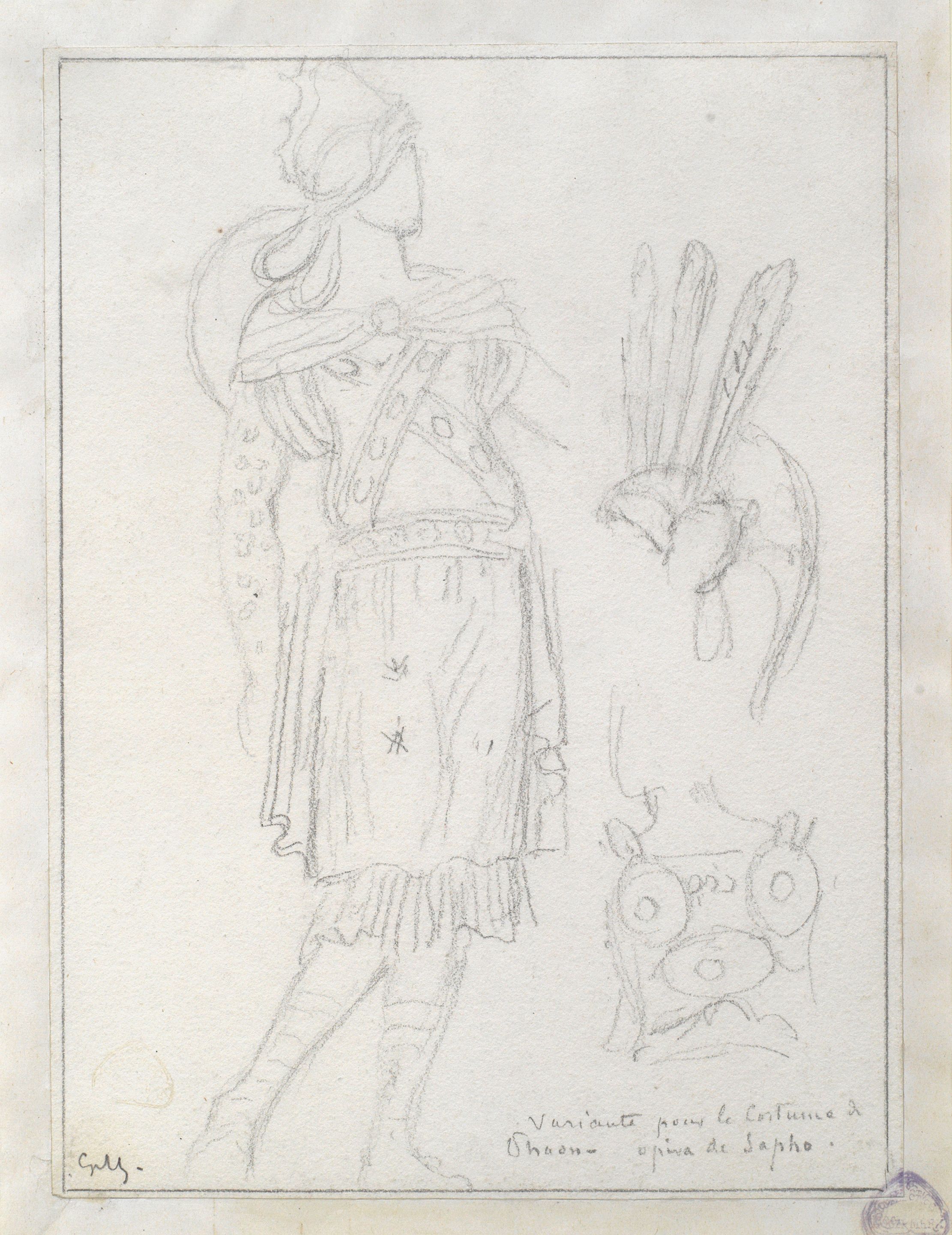 A Costume Design: Phaon, in the Opera Sappho