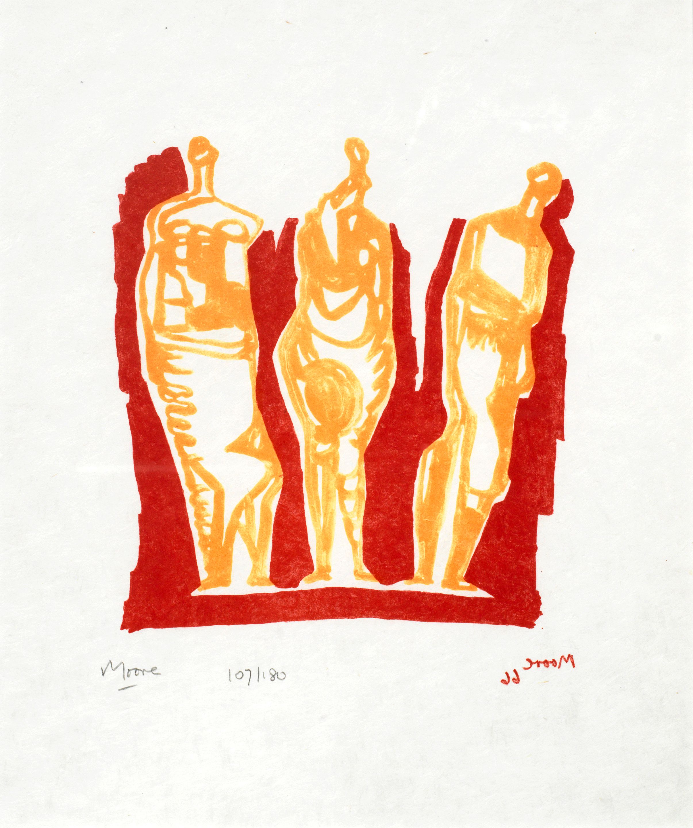 Three Standing Figures