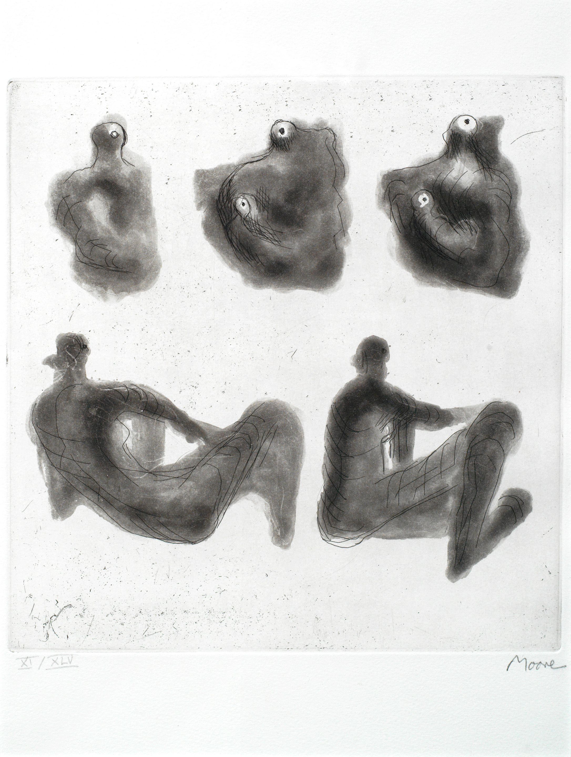 Mother and Child and Reclining Figures