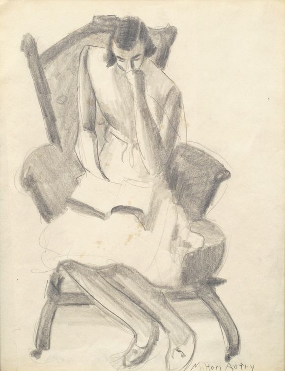 Bonhams : Milton Avery (American, 1885-1965) Reader