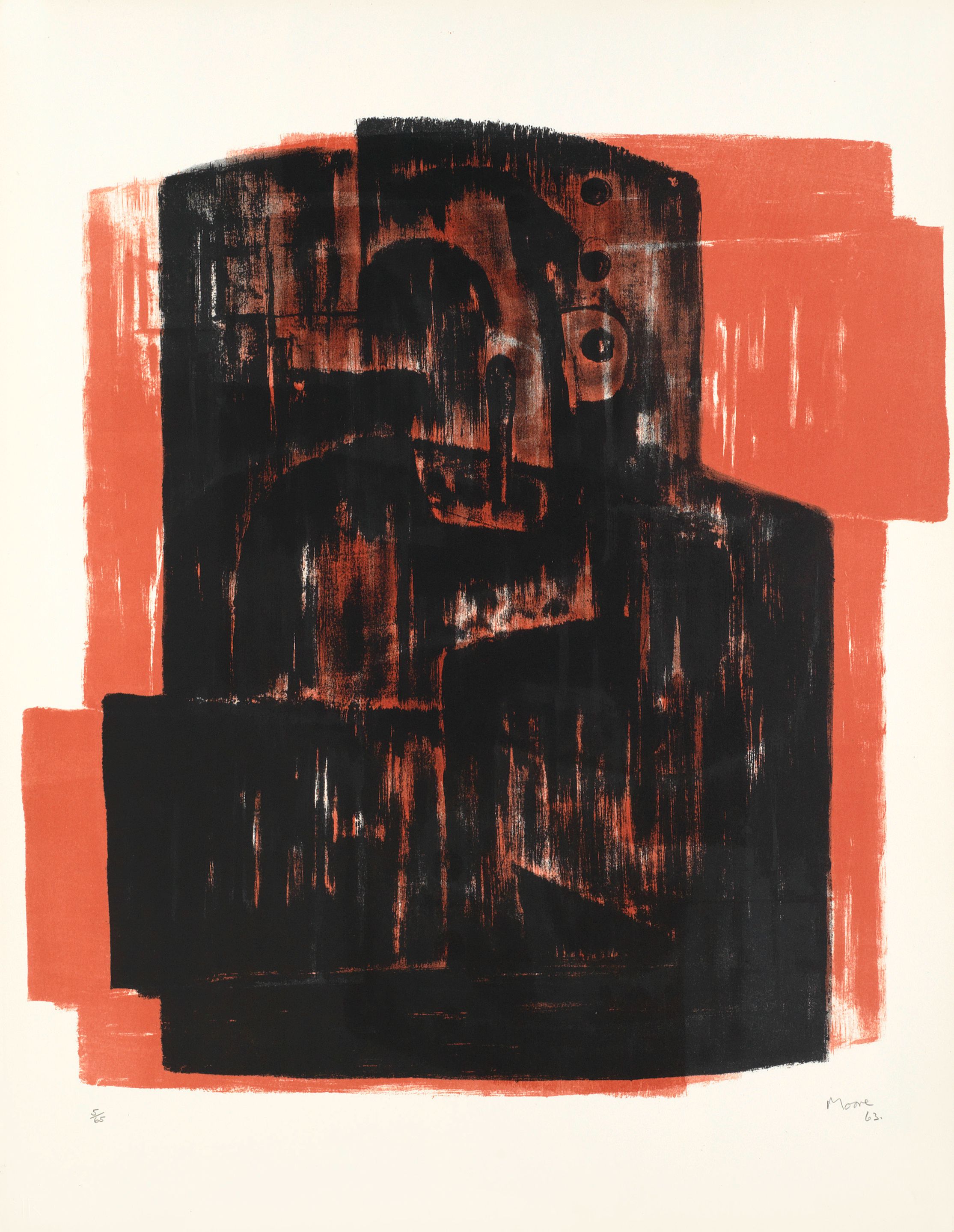 Black on Red image