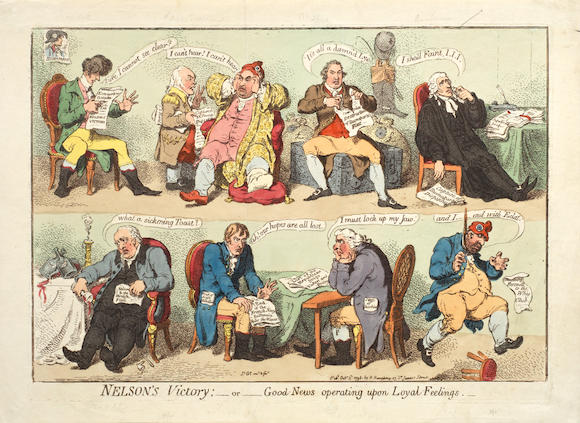 Bonhams : James Gillray (British, 1757-1815) The Zenith of French Glory ...