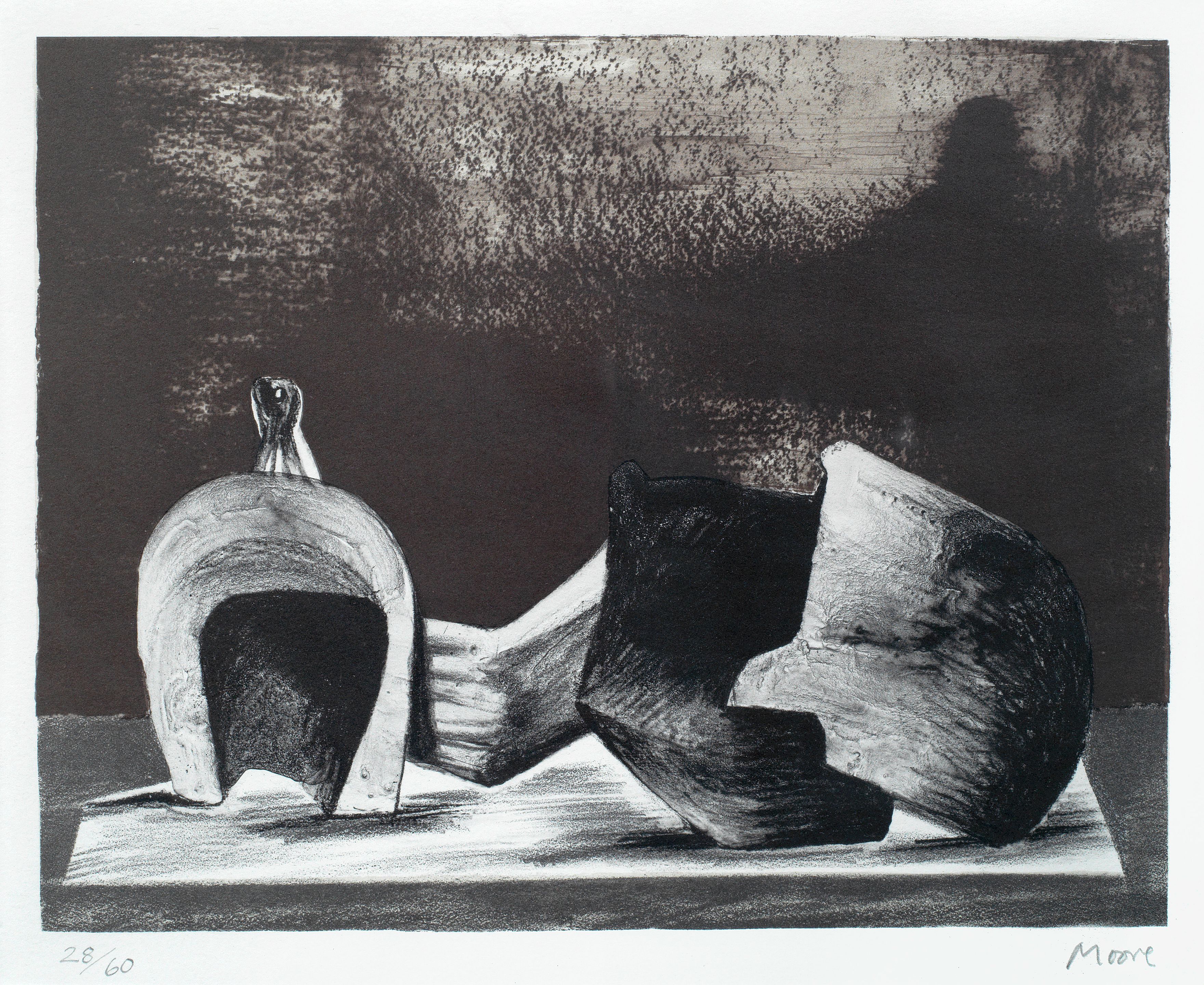 Reclining Figure Interior Setting II
