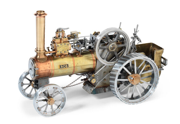 Bonhams : A scratch built model of a traction engine Rob,