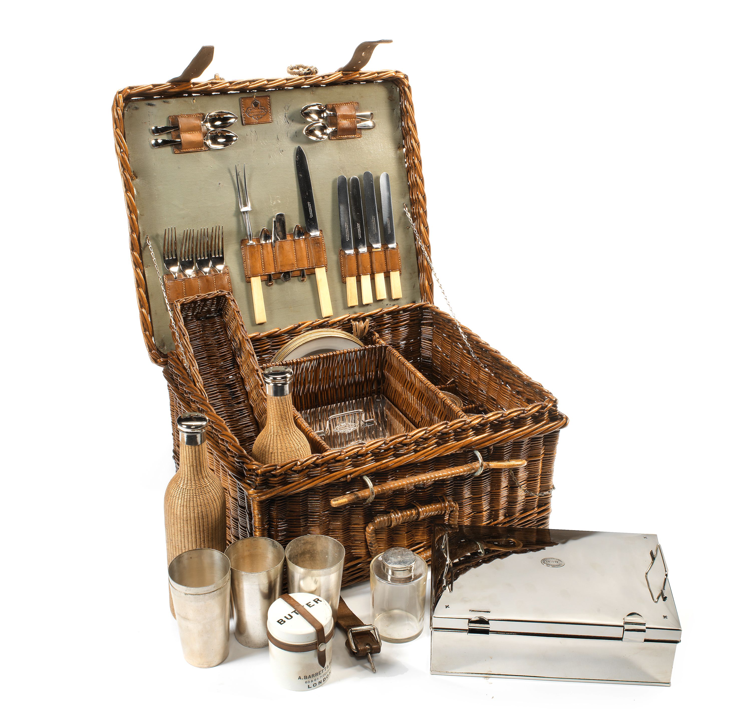 HappyPicnic Ensembles De Pique-Nique Isolés Sac Pour 4 Personnes, Compartiment De