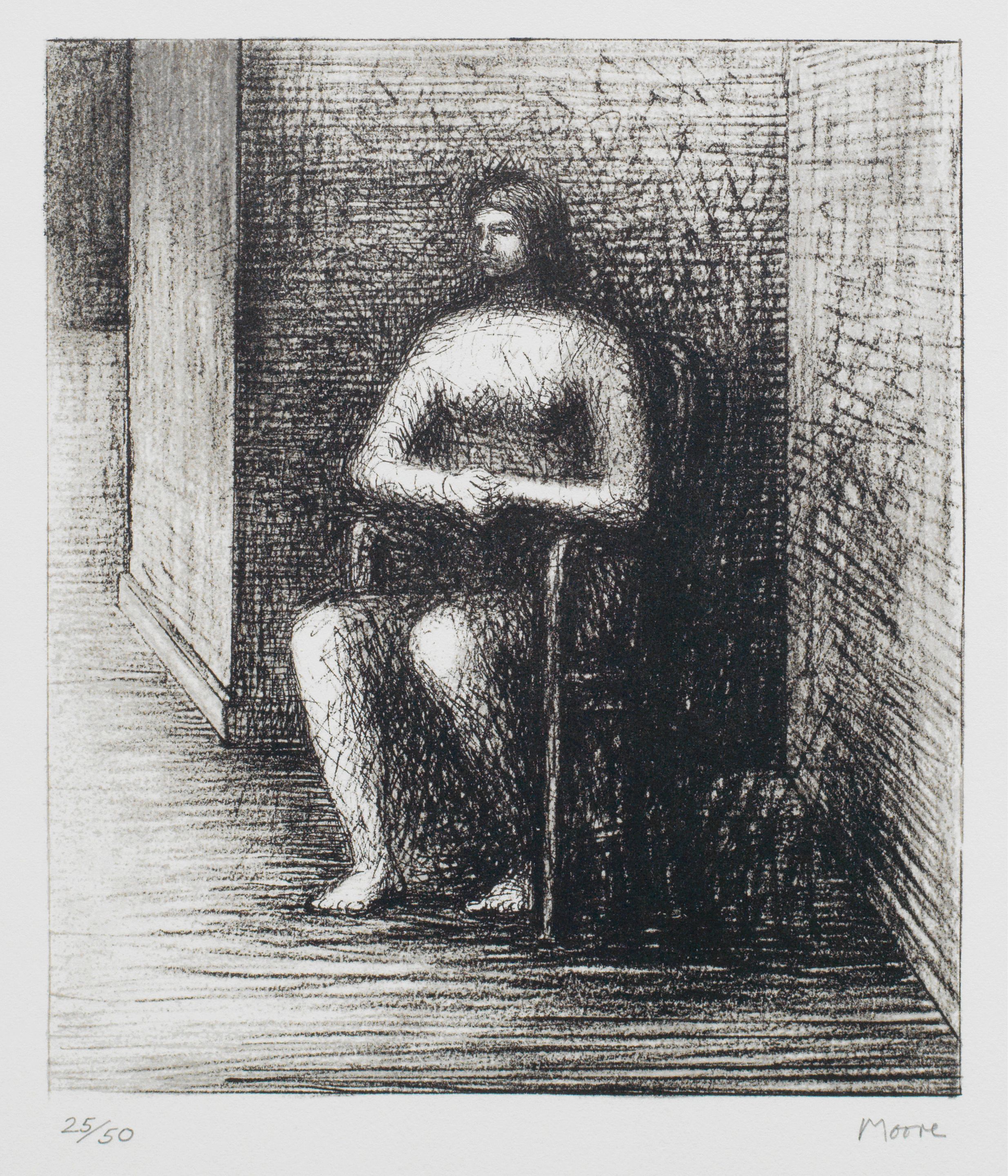 Seated Figure VI Alcove Corner