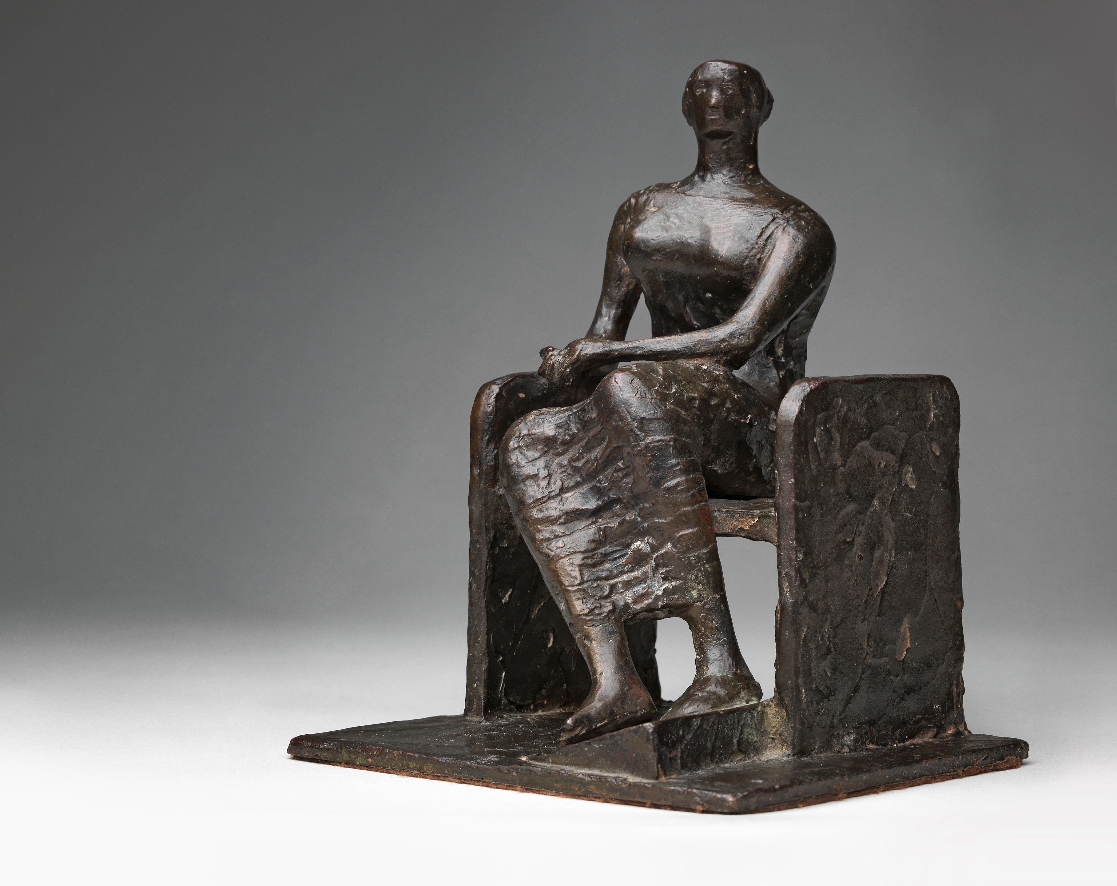 Seated Woman on Bench