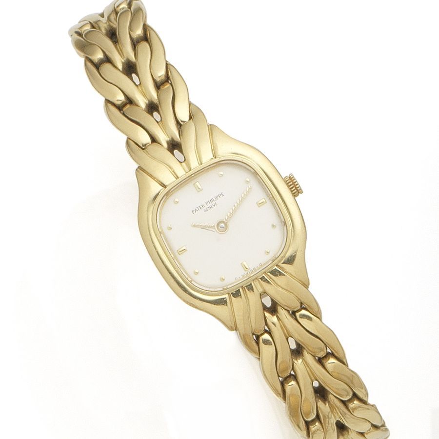 Patek Philippe Patek Philippe. A lady's 18K gold quartz bracelet watch La Flamme, Ref:4715/001, Case No.2851620, Movement No.1606283, Sold 19th September 1990 · 4715/001