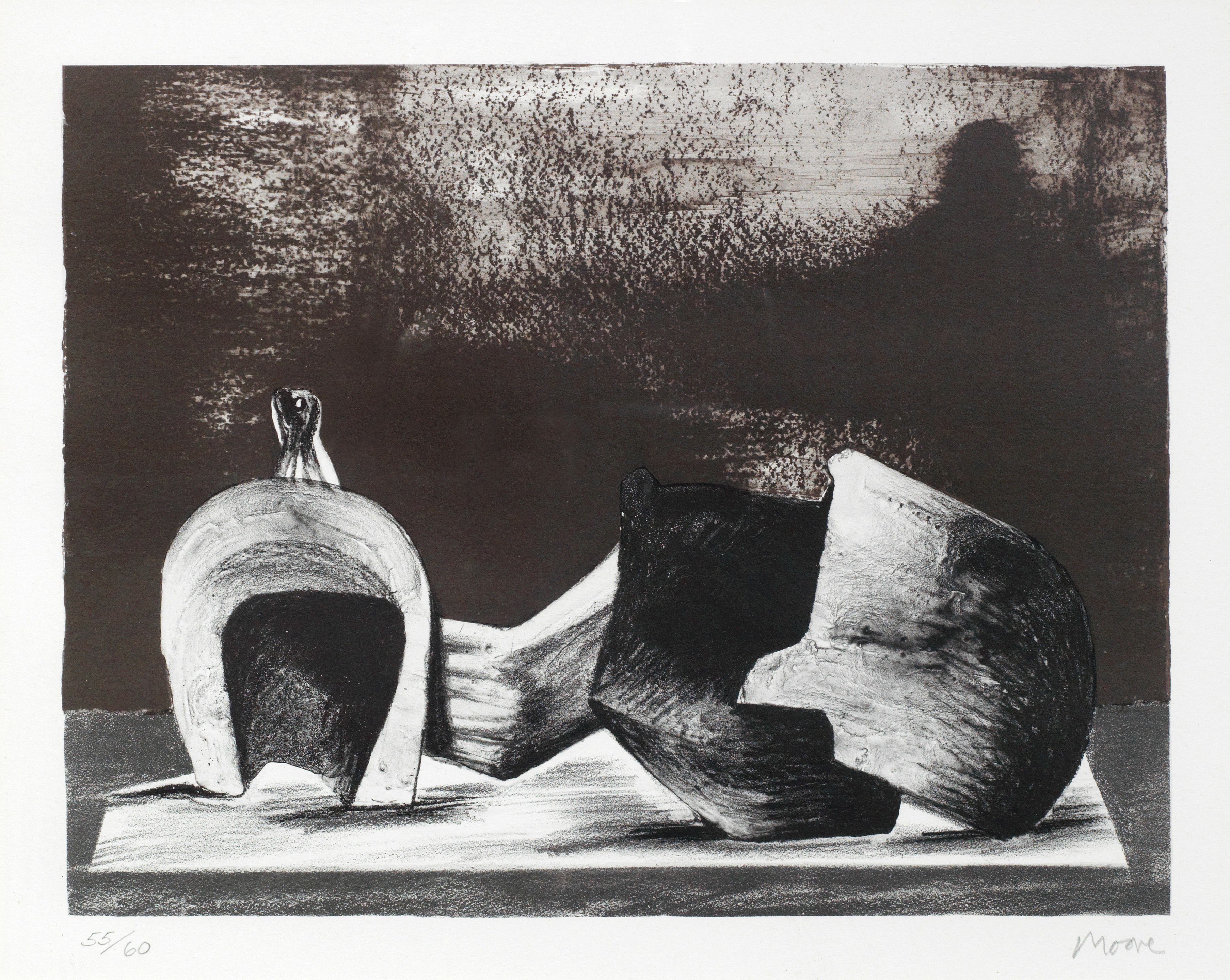 Reclining Figure with Interior Setting II