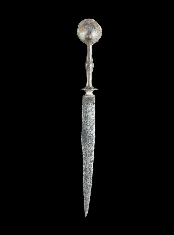 Bonhams : A steel ear-dagger Spain or Italy, 15th/ 16th Century