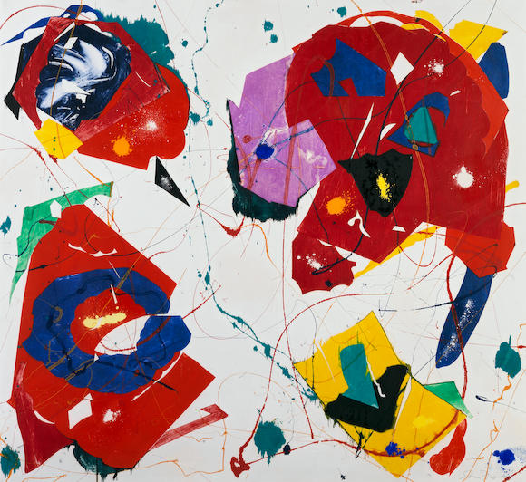 Bonhams : Sam Francis (American, 1923-1994) Untitled Monotype with oil ...