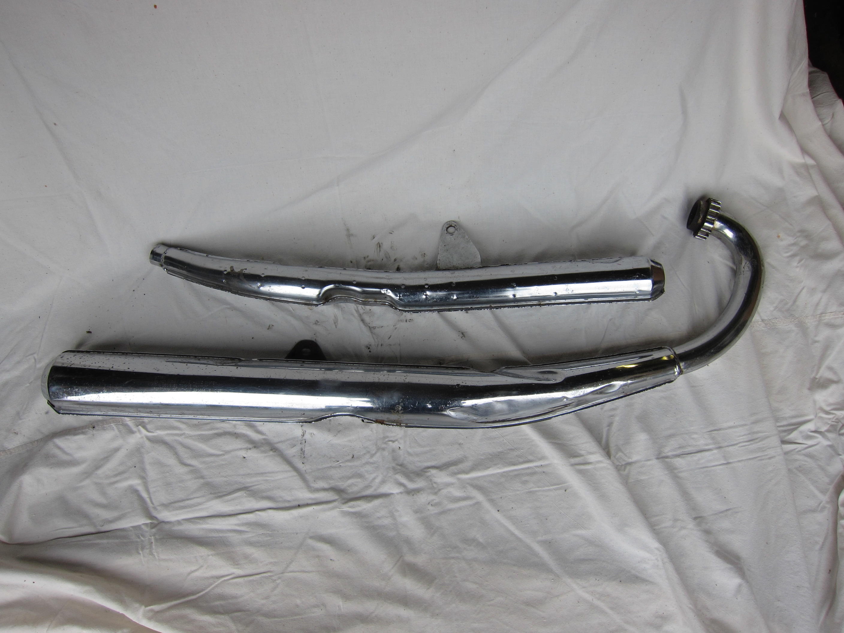 Bonhams Cars : Two Suzuki GT750 exhaust sections, ((2))