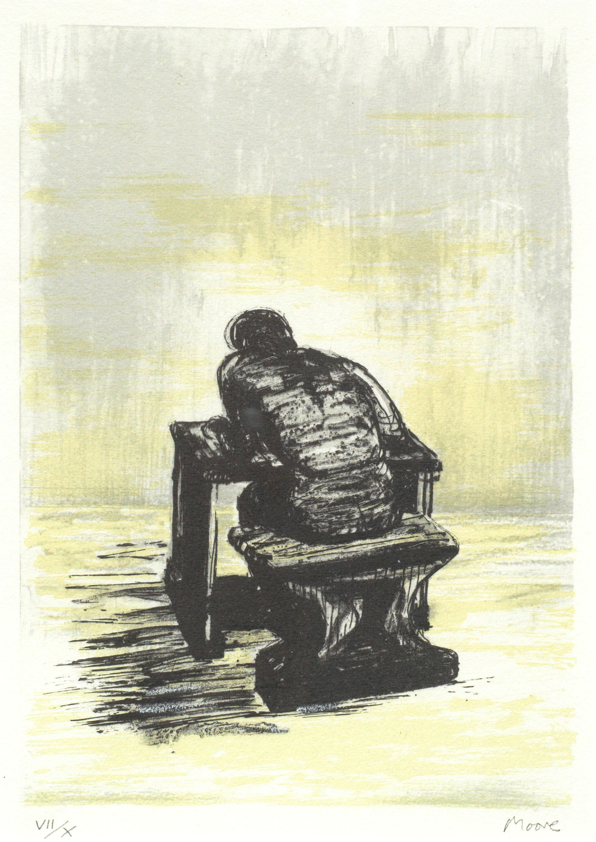 Girl Seated at Desk II