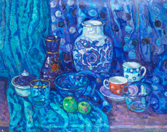 Bonhams : Zinaida Gayduk (Ukrainian, 1937-2012) Still life