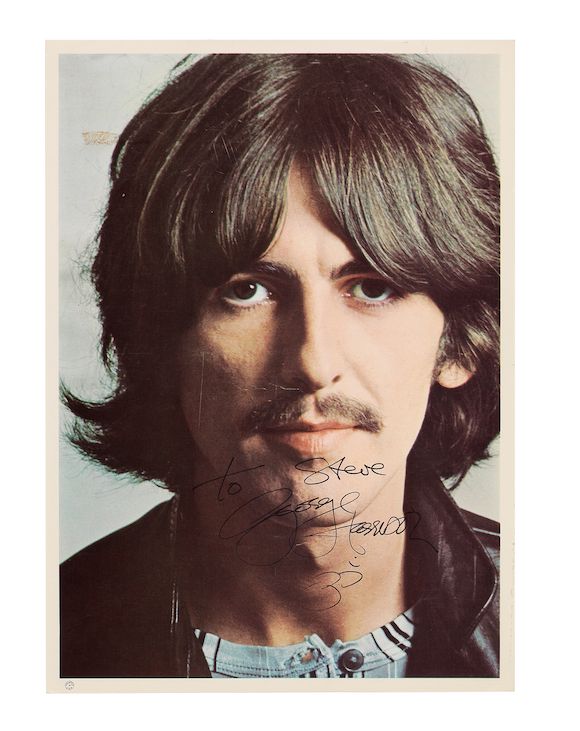 GEORGE HARRISON Signed autographed Photo 70s COA Hologram