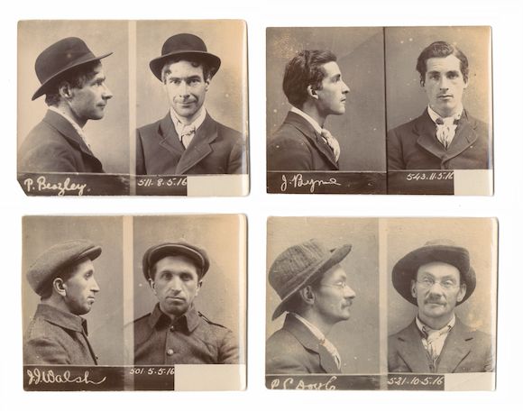 Bonhams IRELAND EASTER RISING Group of 12 police photographs