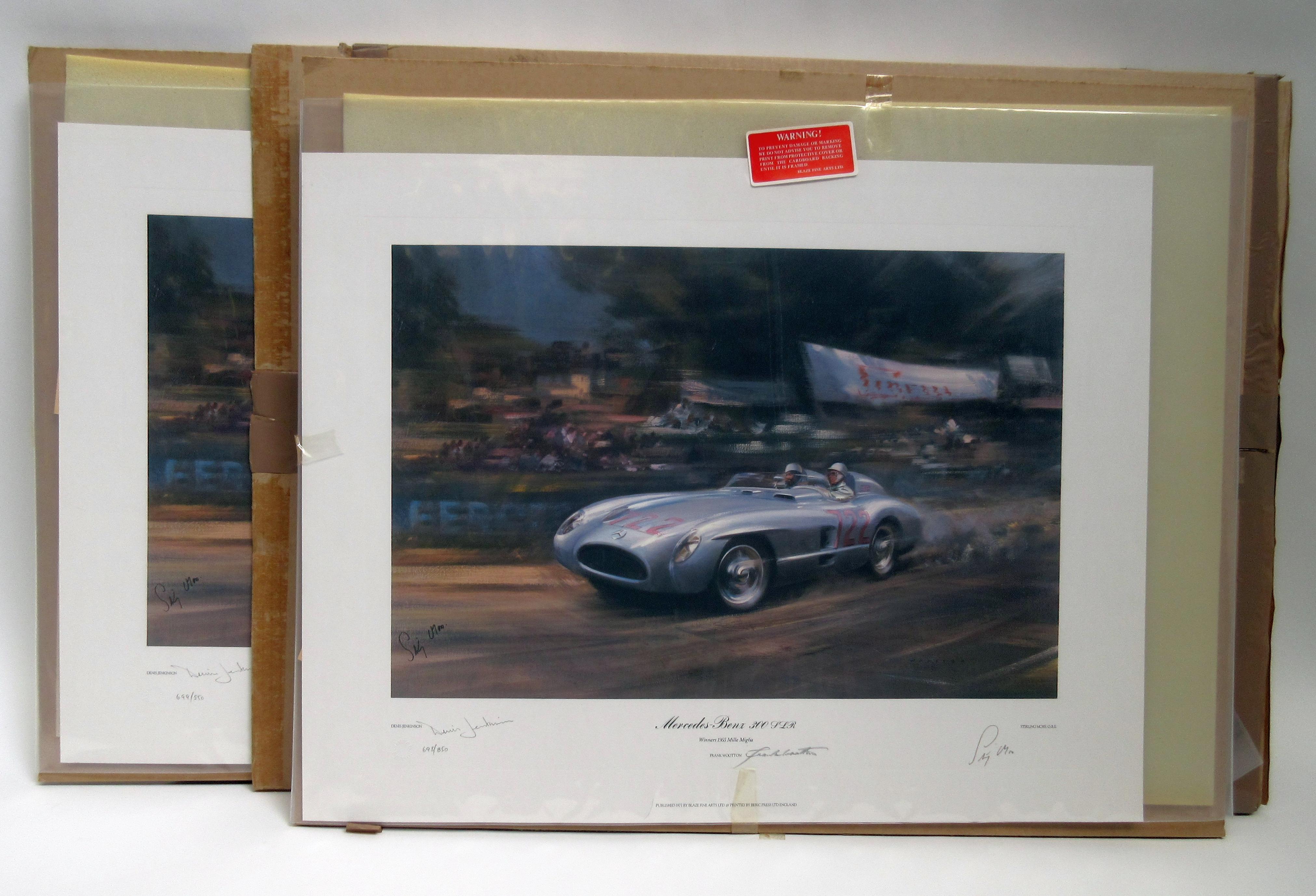 Bonhams Cars : 'Mercedes Benz 300 SL', two limited edition prints after ...